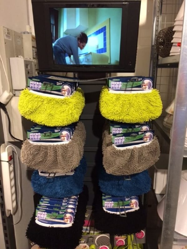 Moppehoved til gulvskrubbe